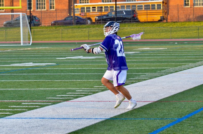 Seahawks junior Brandon Jaimes launches the ball at midfield.