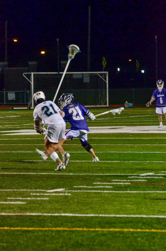 Sussex Academy junior Gideon Sammons winds up for a crank.