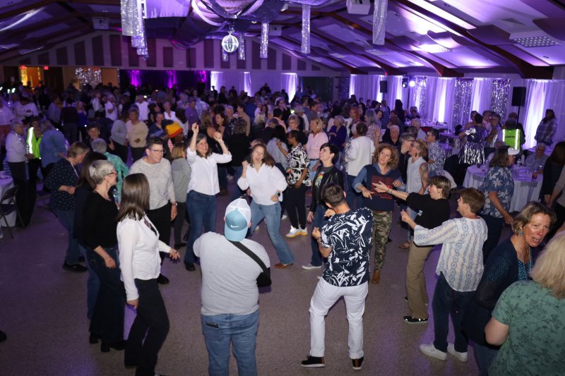 DJ Peggy Castle headlined the FEST Premiere Dance on Saturday, April 11. Photo courtesy of G. Michael Beigay.