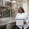 Cape High culinary instructor LaTisha Dismuke, known to her students as Chef T, received the 2025 Delaware Restaurant Association’s Educator of Excellence Award. ELLEN MCINTYRE PHOTOS