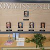 In advance of the General Assembly’s legislative session beginning in January, Rehoboth Beach commissioners have begun discussing possible charter changes. This is the wall of commissioners at city hall, with Mayor Stan Mills on top and (l-r) Commissioners Susan Stewart, Craig Thier, Patrick Gossett, Mark Saunders, Suzanne Goode and Chris Galanty on the bottom. CHRIS FLOOD PHOTO