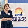 Dewey Beach Civic League President Diane Hanson greets the audience and serves as emcee. SUBMITTED PHOTOS