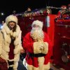 Santa Claus and Mrs. Claus, a.k.a. Dewey Business Partnership Executive Director Kelly Ranieri, arrive at Fifer’s Farm Kitchen by fire truck Nov. 29 for DBP’s annual Dewey Beach Christmas tree-lighting. ELLEN MCINTYRE PHOTOS