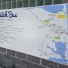 DART has proposed a handful of changes to its services for the Beach Bus. This map at the Rehoboth Park & Ride would have to be updated if the changes are implemented. CHRIS FLOOD PHOTO