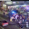 A federal civil trial over a 2018 incident in Dewey Beach where a man was accused of punching a police horse is set for May. This still image is from a video of the scene shows a large crowd gathered after fights broke out. The image was released by the Delaware Division of Alcohol and Tobacco Enforcement in 2018. FILE PHOTO