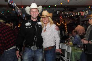 Brian Lee and Holly Wolfe wear their finest Hoedown clothes. BY STEVEN BILLUPS