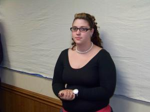 Maegan Soll, 19, one of the mural artists. BY RYAN MAVITY