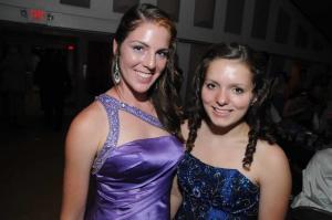 Smiling for the camera are Juli Kyritisis, left, and Miranda Robbins. PHOTOS BY STEVEN BILLUPS