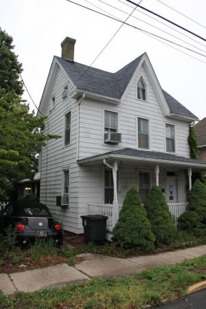 The Dr. Bradley house on Savannah Road in Lewes. The power is back on and a security light is burning 24/7. BY DENNIS FORNEY