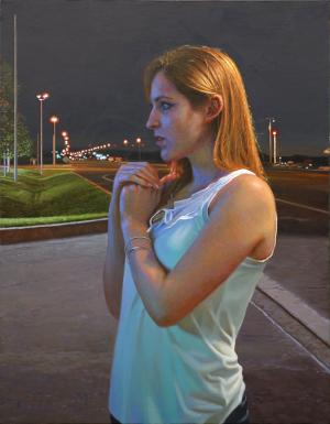 “Stay Inside Until Somebody Finds Us,” original oil painting by Jinchul Kim SOURCE SUBMITTED