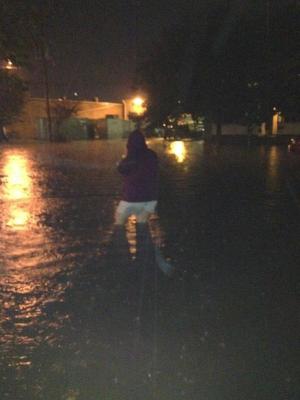 Flooding in Rehoboth made getting photos a challenge during strong thunderstorms. BY AUTUMN GARVEY