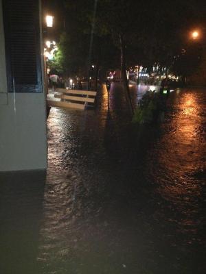 Strong thunderstorms soaked Rehoboth Beach. BY AUTUMN GARVEY