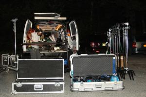 The film crew's equipment for "Blue Ruin." BY DAREN CRISWELL