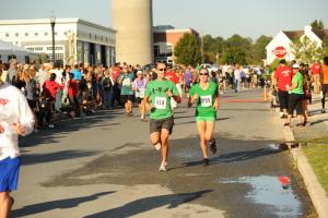 Karrie Stewart wins the women's 10K race. BY DAVE FREDERICK