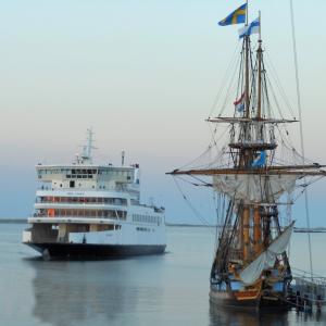 And last but not least. Bill Fintel captured this nice juxtaposition of the old and new near the ferry terminal in Lewes, a few weeks ago. BY BILL FINTEL