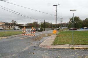 Union Street in Milton near the town’s wastewater treatment plant will be closed until water from Broadkill River recedes. Milton Public Library and two downtown businesses sustained floodwater damage. BY HENRY J. EVANS JR.