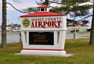Sussex County Airport may be the only small airport in the region with a restaurant. Sussex officials said larger airports in Salisbury and Wilmington do not have restaurants. BY RON MACARTHUR