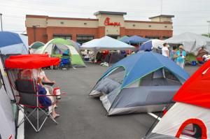 Chick-fil-A grand grand openings attract people from several states. BY RON MACARTHUR