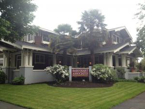 The architecture of this real estate office in Eugene, especially with the thriving palm trees in front, struck me as pleasing and somehow representative of the Pacific Northwest vernacular.