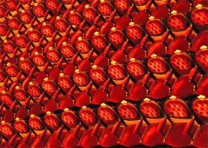 The "Paris Opera Red" photograph is one of Elizabeth's photos at Palais Garnier, Paris, France. BY ELIZABETH CHRISTOPHER