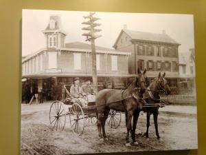 A picture taken before the turn of the century shows a building with signage reading Carpets and Furniture. This is a building headed back to its roots, as it will be the new location for Josephine Keir Ltd. in Milford. SOURCE SUBMITTED