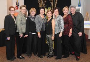 The Starburst Gayla Committee are (l-r) Lucy Strauss, Joy Glass, Maggie Ottato, Susan Reinagel, Sandy Oropel, Donna Davis, Donna Ohle and Natalie Moss.