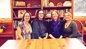Members of the LightHouse Birth Collective, including (l-r) Bridget DiLuzio, Sarah Culver, Jill Panunto and Cindy Collins offer a wide range of services before, during and after childbirth. BY CINDY COLLINS