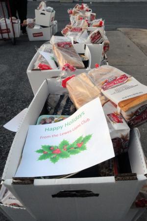 The boxes are all loaded and waiting to be delivered. BY STEVEN BILLUPS