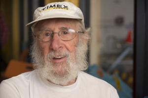 Len Lesham continues to run half marathons at age 78. BY DENY HOWETH