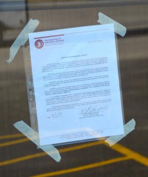 Delaware's Division of Public Health ordered a Lewes ear, nose and throat practice to close April 1. BY RON MACARTHUR