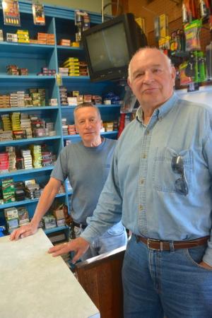 Jim Wilson, left, and Dennis Crawford have been lifelong friends growing up in the same rural area outside Georgetown. BY RON MACARTHUR