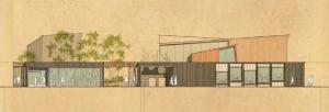 A front view of the proposed Dogfish Head restaurant that was denied by the Rehoboth board of adjustment. BY SUBMITTED