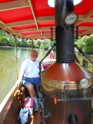 A man and his boat on the Broadkill. BY CHRIS FLOOD