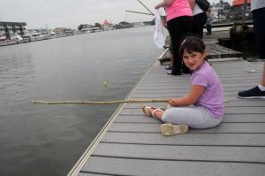 Summer Fusco of Lewes knows patience is very important when fishing. BY STEVEN BILLUPS