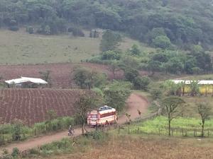 Buses provide a continuity to life in the rural Nicaraguan countryside.