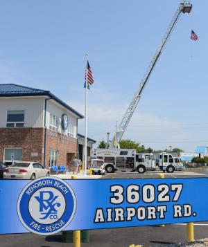 Rehoboth Beach Volunteer Fire Company held a dedication ceremony for Station 2 May 16. BY DENY HOWETH