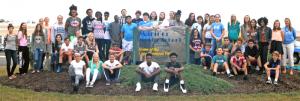 Mariner Middle eighth-graders are raising money for a trip to study eco-systems. Pictured in back are Brianne Simmons, Elyssa Hull, Laura Stremmel, Sydney Green, Ross Crockett, Lucy Siranides, Lexi Jimenez, Nathan Pennewell, Chloe Fisher, Cesar Campos, DJ Johnson, Jordyn Millman, Kenneth Miranda, Caden Miller, Chase Morris, Taylor Iacono, Jordan Ross, Callee Cox, Teri Jones, Brianne Hickman, Vicky Stein, Taylor Harrigan, Hayley Talbot, Lexi Bickleman, Claire Gustafson, Marley Evans, Madi Natal, Tashaelyn Trader, Juliann Webb and science teacher Carly Zych. In the middle are Savannah Smith, Sean Clendaniel, Heather Schrock, Nick Vitolo, Amanda Silar, Ronan Dutton, Morgan King, AJ White, Hunter Tyndall, Hunter Heck and Braulio Luis. In front are Savannah Sistrunk, Sydney Zych, Bryan Ciabattoni, Joseph Kirby, Cory Barnes, Colby Dominick, Chris Gonzalez and Ryan Smith. BY JOSEPH GORDON