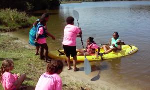 Among outings the girls have been on is one this past summer to Camp Barnes. SOURCE SUBMITTED