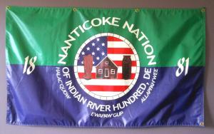 The Nanticoke Indian Association flag. BY CHRIS FLOOD