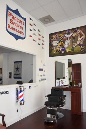 Sports is always the topic of conversation at Pro Cutz. BY NICK ROTH