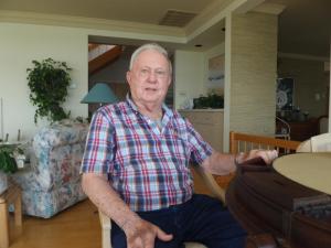 Dennard Quillen at his home in Rehoboth Beach Yacht and Country Club. BY RYAN MAVITY