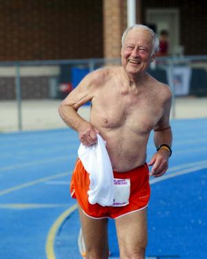 Dr. Lee Masser runs the race named after him 23 years ago. BY DAVE FREDERICK