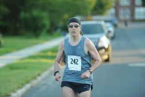 Young Dan McGinniss places second in the Georgetown Library 5K. DAVE FREDERICK PHOTO
