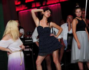 Katherine Moshaver performs a song during the 2017 season preview. DAN COOK PHOTO