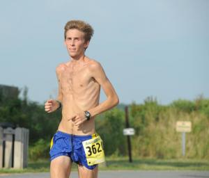 Dan Swain wins the 10-miler. DAVE FREDERICK PHOTO