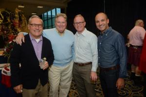 Having fun at Celebration 2016 are (l-r) Gene Pentane, Carl Preate, Sam Steward and Jason Abela. All saints