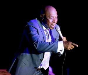 Jeffrey Osborne gets the audience involved. DENY HOWETH PHOTO
