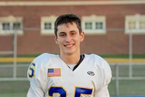 Joseph Delgado kicks winning field goal in CR’s 9-6 junior varsity win over Cape. DAVE FREDERICK PHOTO