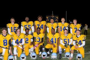 Cape football seniors are in back (l-r) Robbie Neall, Robert Mitchell, Jaso Lopez, Jerry Harden, Collin Mattia and Parker Savage. In front are Dillon Adams, Cory Lawson, Rasheed Woods, Keith Mumford-Reed, Jermaine Willis, Mathew Smith and Richard Carey.
DAVE FREDERICK PHOTO