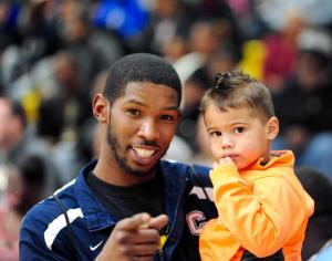 Ellis Gaulden and son Kaiden . DAVE FREDERICK PHOTO